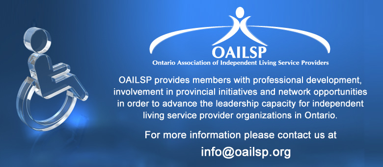 OAILSP - Ontario Association of Independent Living Service Providers